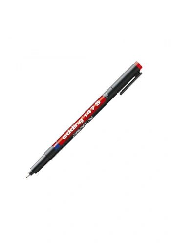 Edding Asetat Kalemi Silgili 0.3 mm Kırmızı