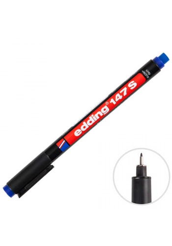 Edding Asetat Kalemi Silgili 0.3 mm Mavi