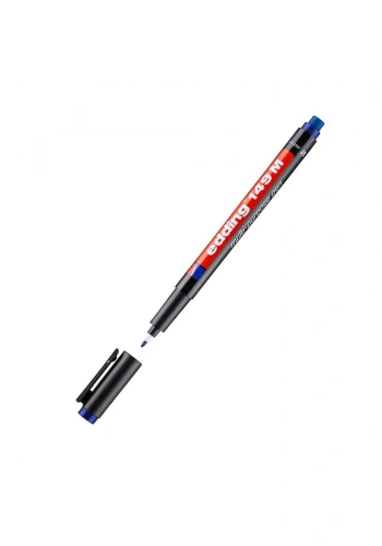 Edding Asetat Kalemi Silgili 1 mm Mavi