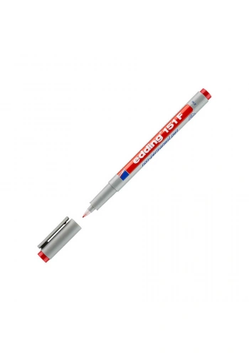 Edding Asetat Kalemi Silinebilir 0.6 mm Kırmızı