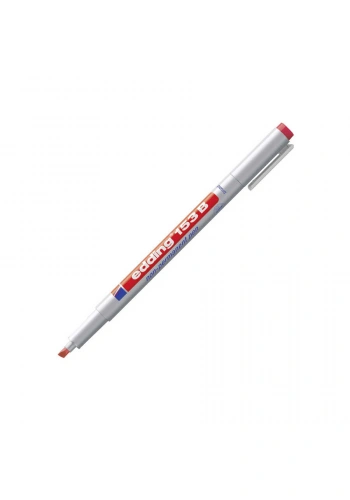 Edding Asetat Kalemi Silinebilir 1-3 mm Kesik Uç Kırmızı