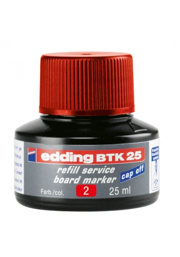 Edding Board Marker Mürekkep 25 ml Kırmızı E-BTK25