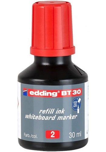 EDDİNG BT30 KIRMIZI TAHTA KALEMİ MÜREKKEBİ 30 ml