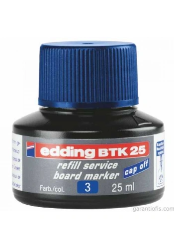 Edding BTK 25 Mavi Tahta Kalemi Yedek Mürekkebi