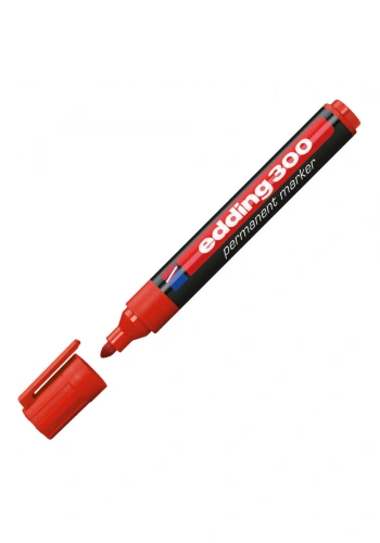 Edding E-300 Permanent Markör Kırmızı