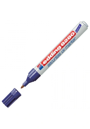 Edding Güvenlik Kalemi Uv Mor Işıkta Görünen