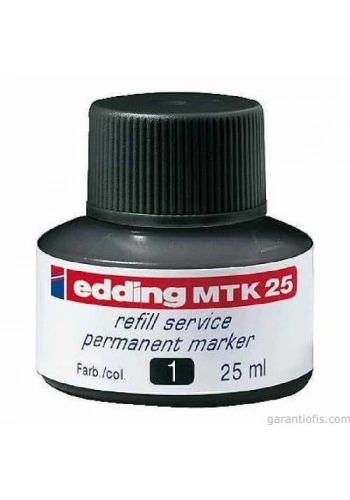 Edding MTK 25 Siyah Yedek Mürekkep (25 ml)