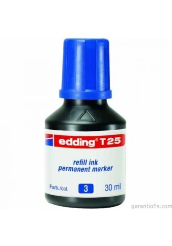 Edding T25 Mavi Yedek Mürekkep (30 ml)