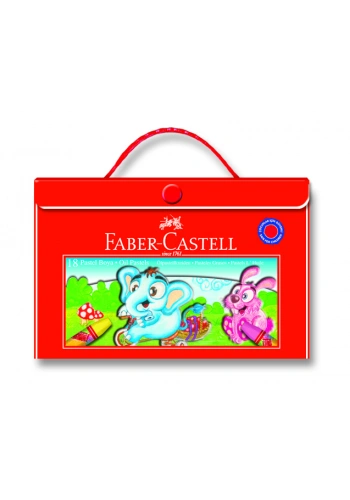 FABER 18 RENK ÇANTALI PASTEL BOYA 125119