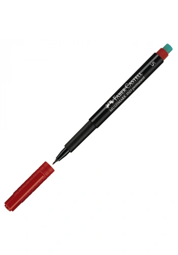 Faber Castell 1523 S Kırmızı Asetat Kalemi (0,4 mm)