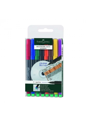 Faber-Castell Asetat Kalemi S 8li Takım