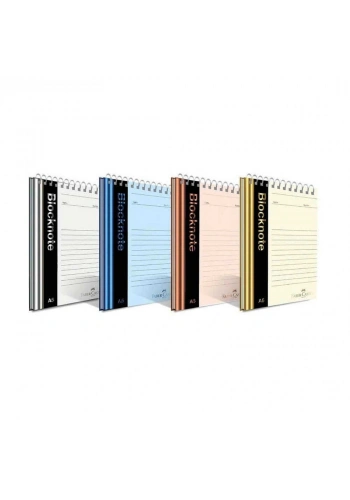 Faber-Castell Bloknot Metalik Renk A5 80 Yaprak Çizgili