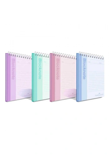 Faber-Castell Bloknot Pastel Renk A5 80 Yaprak Çizgili