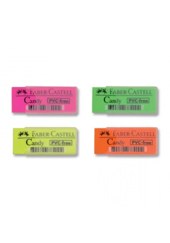 Faber Castell Candy Plastik Kılıflı Silgi