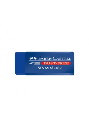 FABER-CASTELL DUST-FREE KÜÇÜK BOY MAVİ SINAV SİLGİSİ (187136)