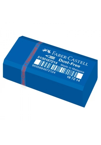 FABER-CASTELL DUST-FREE MİNİ MAVİ SINAV SİLGİ (187214)