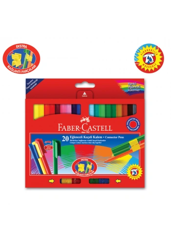 Faber Castell Eğlenceli Keçeli Kalem 20 Renk