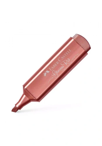 Faber Castell Fosforlu Kalem Metalik Renk Kırmızı 154673