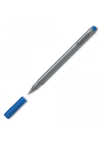 Faber Castell Grip Finepen Keçeli Kalem 0.4 mm Koyu Mavi