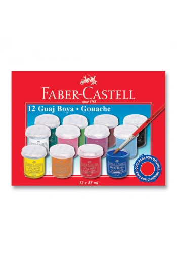 Faber Castell Guaj Boya 12 Renk