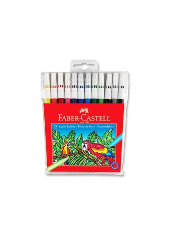 Faber Castell Keçeli Kalem 12li Poşet 5062155130