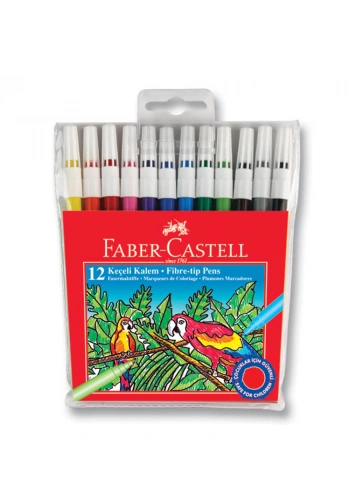 Faber Castell Keçeli Kalem 12 Renk 155130