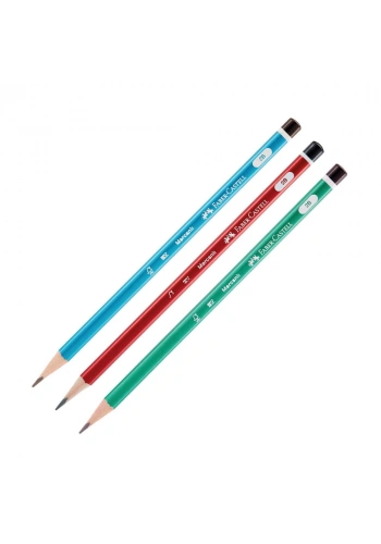 Faber Castell Kurşun Kalem Mercanlı Serisi 2B Üçgen Gövde 5244321601