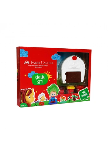 Faber-Castell Oyun Hamuru Çiftlik Seti 4x50 gr