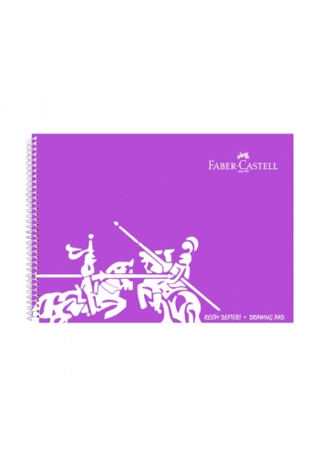 FABER-CASTELL PLASTİK KAPAK RESİM DEFTERİ 35x50 30 YAPRAK (400136)