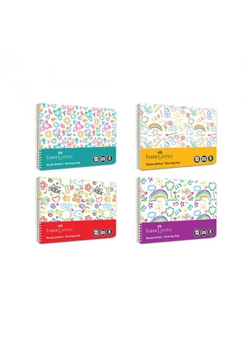 Faber Castell Resim Defteri Eğlenceli Plastik Kapak 35x50 cm 30 Yaprak