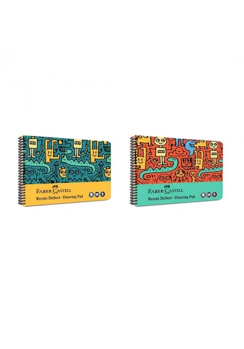 Faber-Castell Resim Defteri Pp Kapak Eğlenceli 35x50 cm 2021