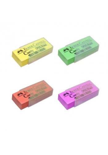 Faber-Castell Silgi Candy Pvc-Free Kılıflı Pastel