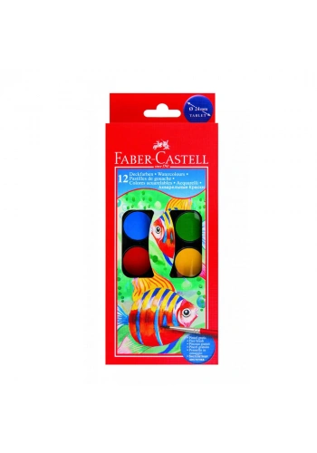 Faber Castell Sulu Boya 12 Renk 125011