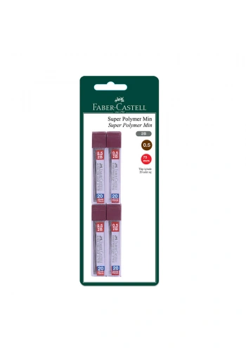 Faber-Castell Süper Fine Min 0.5 mm 2B 4 lü Blister