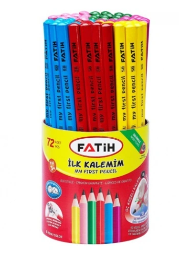 FATİH JUMBO ÜÇGEN İLK KALEMİM KIRMIZI KALEM 72 Lİ 30000