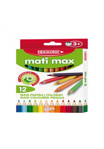 Fibracolor Mati Max Kuruboya Kalemi 12 Renk 10040M
