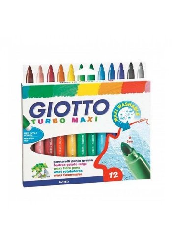 Giotto Turbo Maxi Jumbo 12’Li Keçeli Kalem 454000