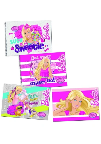 Gıpta Barbie Spiralli Karton Kapak 35 x 50 15 Yaprak Resim Defteri
