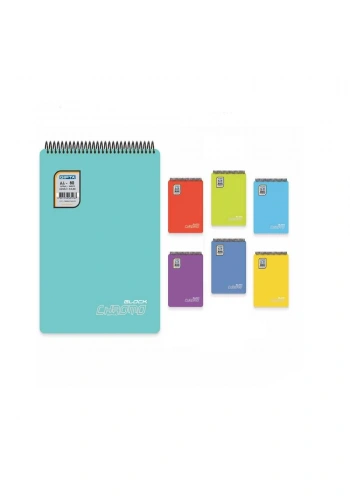 Gıpta Bloknot A4 Chromo Block Spiralli Plastik Kapak 80 Yaprak Çizgili