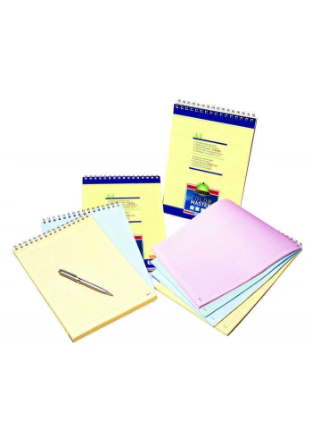 Gıpta Color Master Spiralli Bloknot Karton Kapak Kareli A4 100 Yaprak