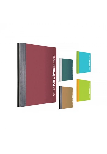 Gıpta Kelime Defteri İp Dikişli PP Kapak A5 56 Yaprak