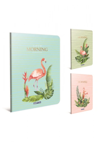 GIPTA MORNİNG PLASTİK KAPAK DEFTER A4 KARELİ 60 YAPRAK (4178)