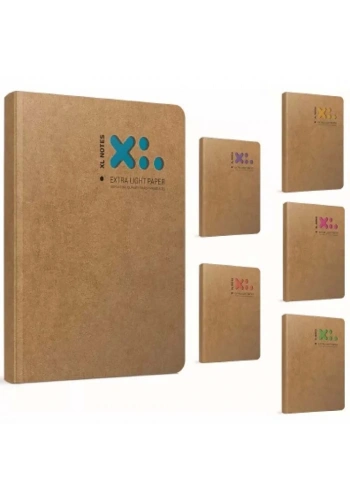 Gıpta XL Notes Spiralli Sert Kapak Defter 17x24cm 100yp Çizgili 53350