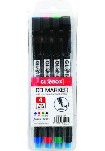 Globox Cd Kalemi M Karışık 4lü
