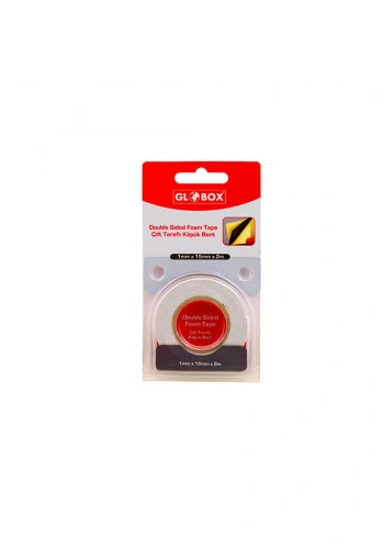 Globox Çift Taraflı Köpük Bant 15mm x 2m