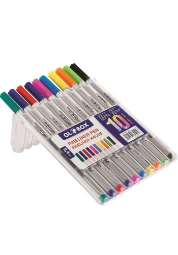 Globox Fineliner Keçeli Kalem Seti 10 Renk 3240