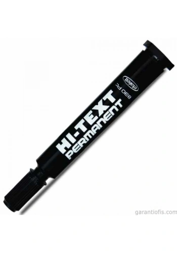 Hı-Text 830 PC Kesik Uçlu Siyah Permanent Koli Kalemi