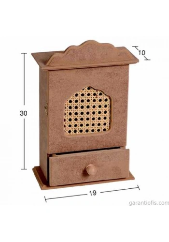 Hobi-Art Boyanabilir Ahşap Anahtarlık Obje A 027