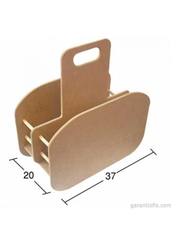 Hobi-Art G 125 Boyanabilir Ahşap Gazetelik Obje