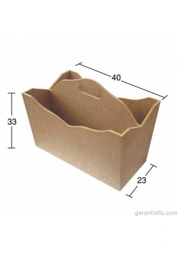 Hobi-Art G 126 Boyanabilir Ahşap Gazetelik Obje